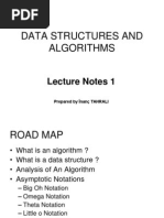 Data Structures and Algorithms: Lecture Notes 1