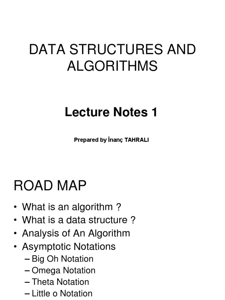 data structures | Time Complexity | Algorithms