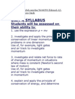Unit-4 Syllabus: Students Will Be Assessed On Their Ability To