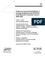 Project On Human Development in Chicago Neighborhoods (PHDCN) : Child Behavior Checklist, Wave 3, 2000-2002