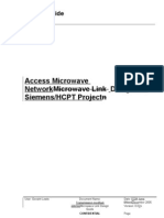 Access Microwave Networkmicrowave Link Design For Siemens/Hcpt Projectn