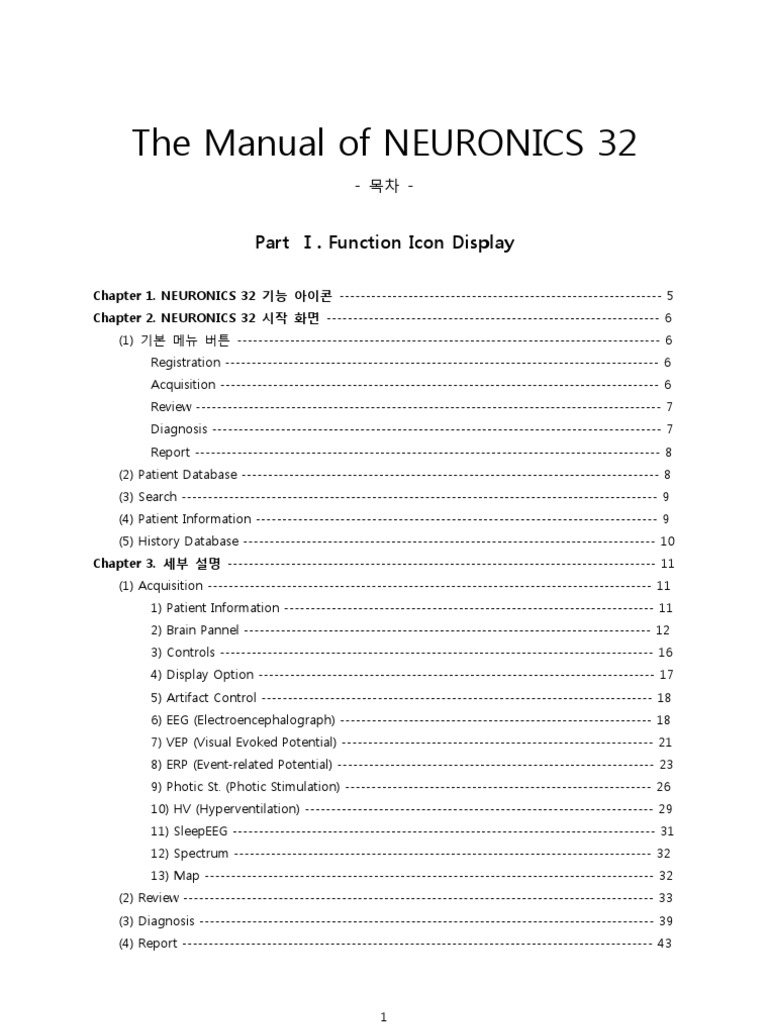 NEURONICS 32 User Manual Guide | PDF
