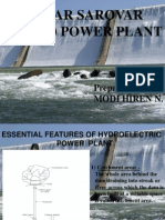 Sardar Sarovar Hydro Power Plant: Prepared By, Modi Hiren N