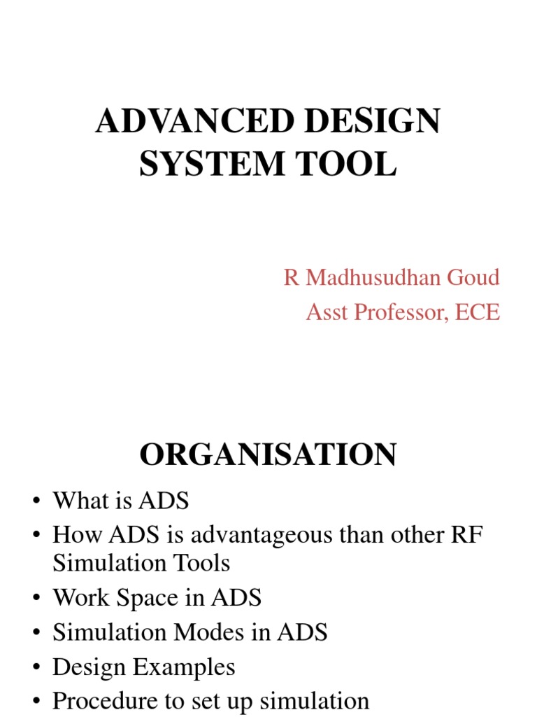Advanced Design System Overview | PDF | Computers