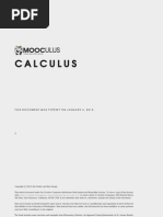 Mooculus: Calculus