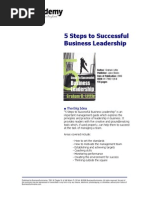 5 Steps To Successful Business Leadership1