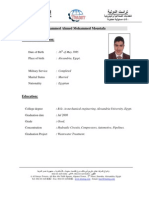 CV sample for a Data-Entry vacancy