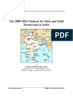 The 2009-2014 Outlook For Stick and Solid Deodorants in India