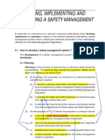 Developing, Implementing and Maintaining A Safety Management System