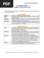 Covered Topics Work Station Pts T100: Latin Tech