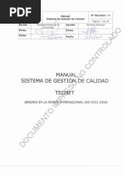 Manual Calidad Tecnet Rev 09