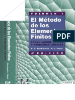 El Metodo de Elementos Finitos Vol 1 Zienkiewicz Taylor