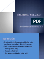 Síndrome Anémico