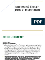 General Purpose of Recruitment