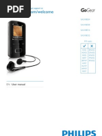 Download Philips GoGEAR MP4 player SA3VBE08K ViBE by Alin Duta SN123004324 doc pdf