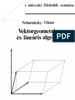 Scharnitzky Viktor - Vektorgeometria És Lineáris Algebra