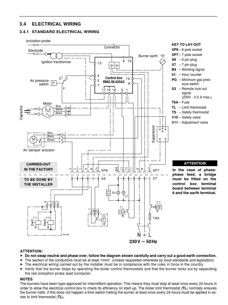 Riello - r40gs20 Wiring Diagram | PDF