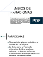 Cambios de Paradigmas