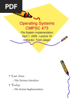 Operating Systems CMPSC 473