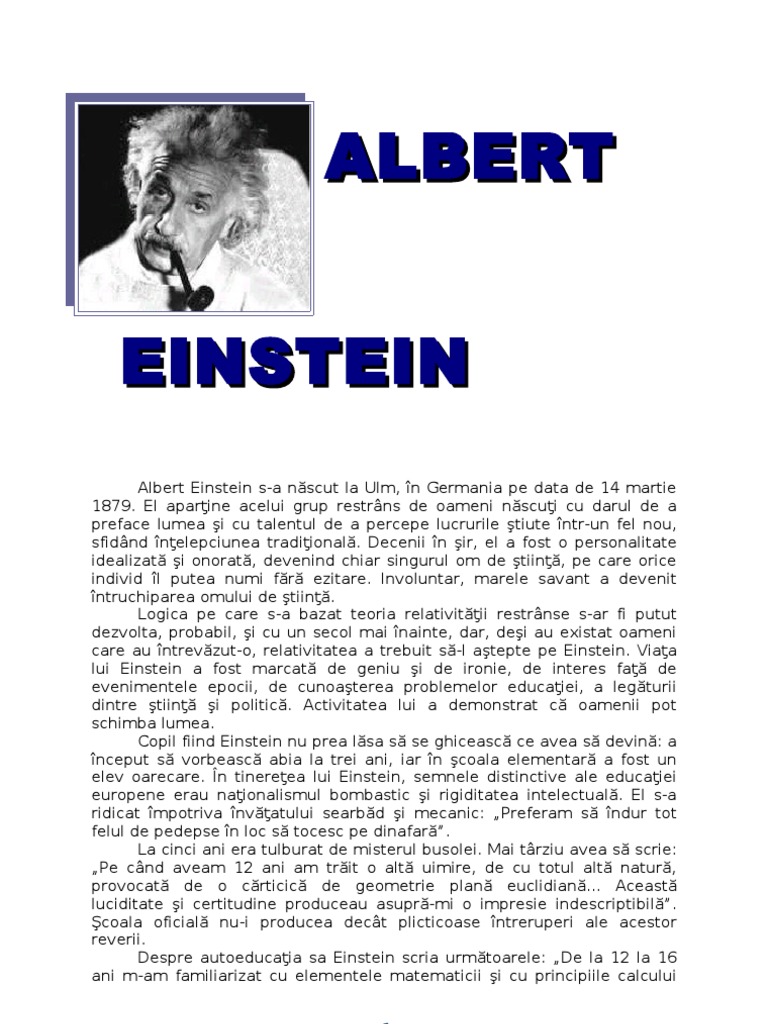 Albert Einstein | PDF