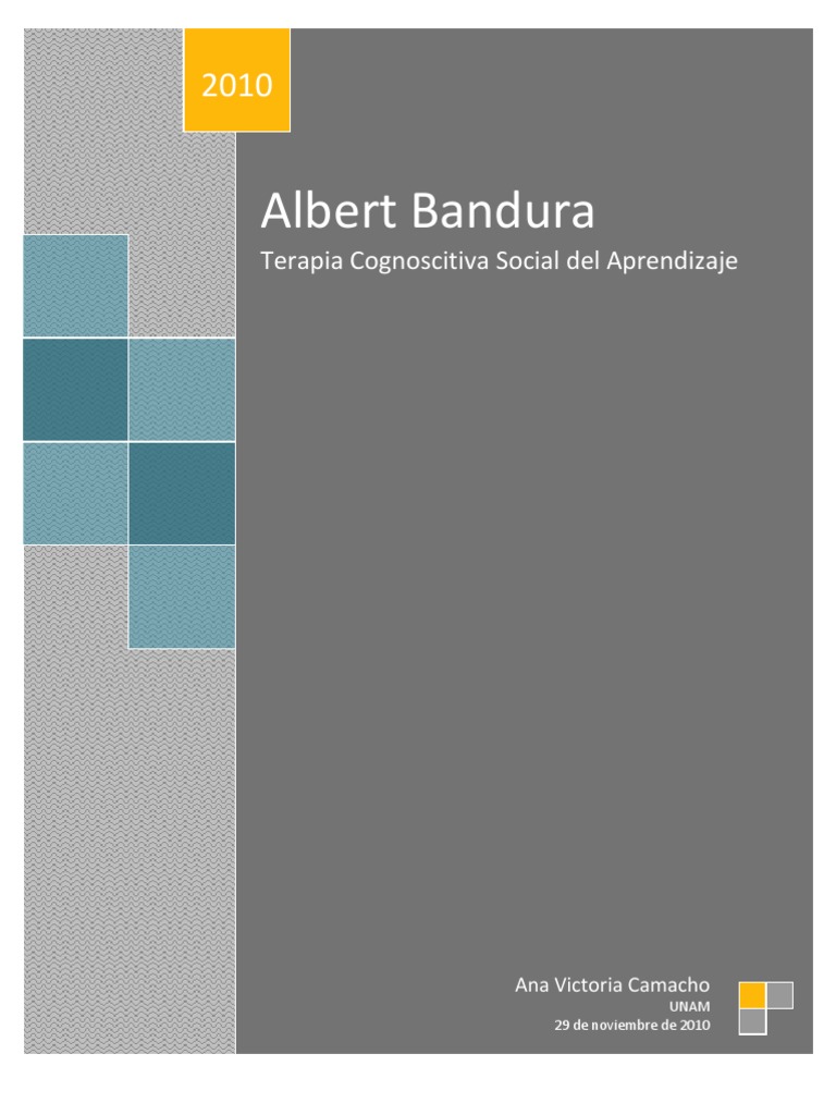 Albert Bandura final.pdf | Comportamiento | Aprendizaje