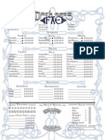 Dark Ages Fae Sheet Color