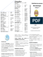 Plan de Estudios de Microbiologia UNAH