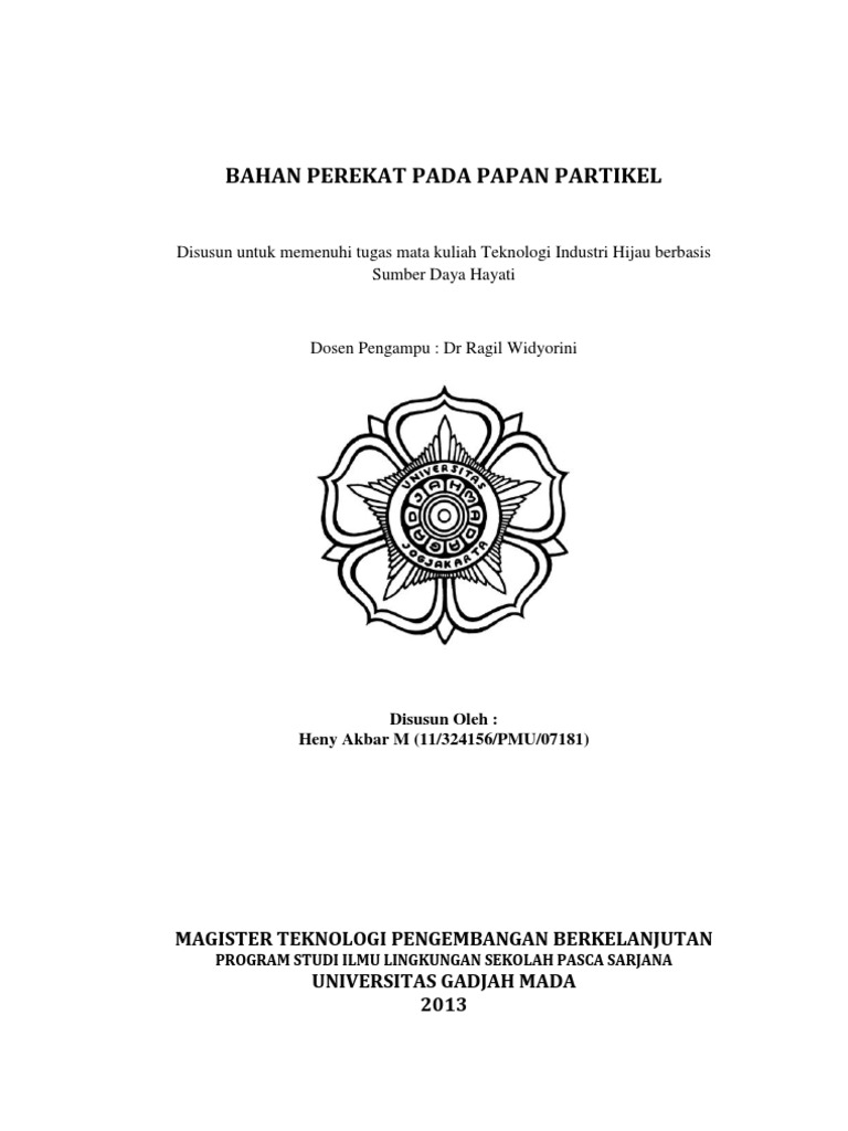 Perekat Papan Partikel