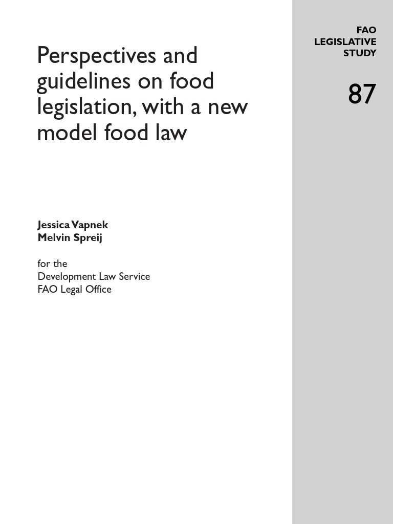 Perspectives and guidelines on food legislation (1).pdf World Trade