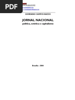 Jornal Nacional Politica Estetica e Capitalismo