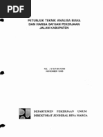 petunjuk analisa harga satuan jalan kabupaten