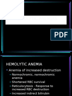 Hemolytic Anemia