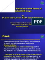 2007 ISAAA Report on Global Status of 
Biotech/GM Crops