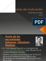 Teorías de motivación