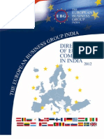 European Companies in India 2012