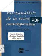 Fromm - Psicoanálisis de la sociedad contemporanea