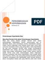 Perkembangan Keperibadian: Pertemuan 15