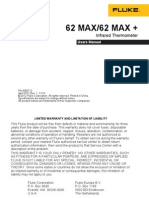 Fluke 62Max Users Manual