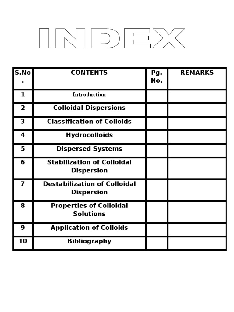 Project On Colloids | PDF | Colloid | Surface Science