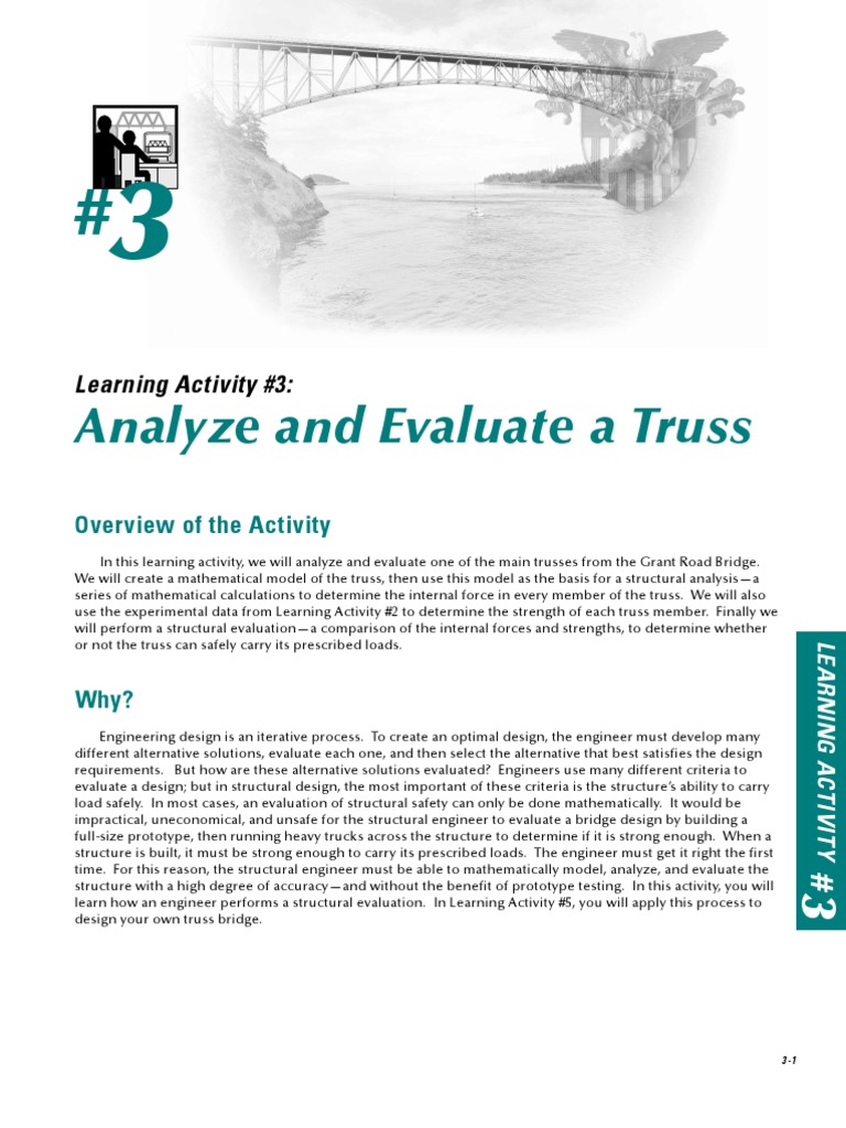 Truss Analysis and Evaluation Guide | PDF | Teaching Methods ...