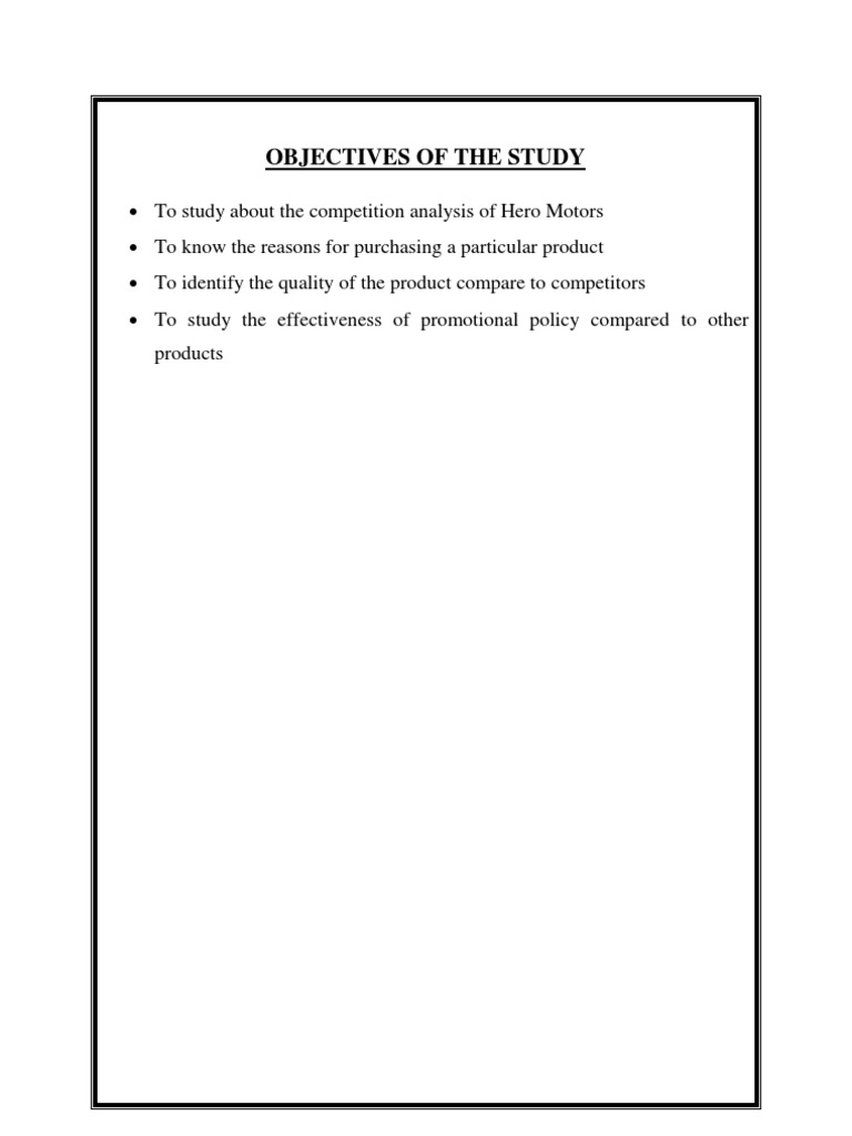 Competitive Analysis Questionnaire for Students | PDF | Competition ...
