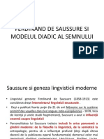 Saussure Si Modelul Diadic Al Semnului