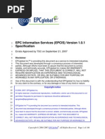 Epcis 1 0 1-Standard-20070921 | PDF | Data | Areas Of Computer ...
