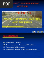 Pavement Performance and Distress