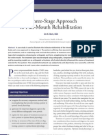 A Three Stage Approach To Full Mouth Rehabilitation