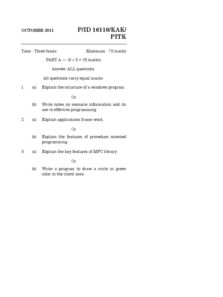 Pid16110 Kak Pitk | PDF