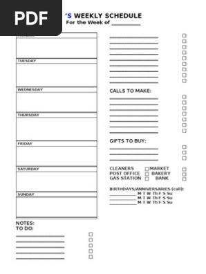 To do List