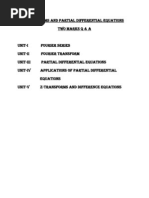 Download Transforms and partial differential equation questions notes of m3 3rd semester notes by Balaji Shanmugam SN123122640 doc pdf