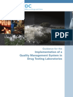 Implementation of A Quality Management System in Drug Testing Laboratories
