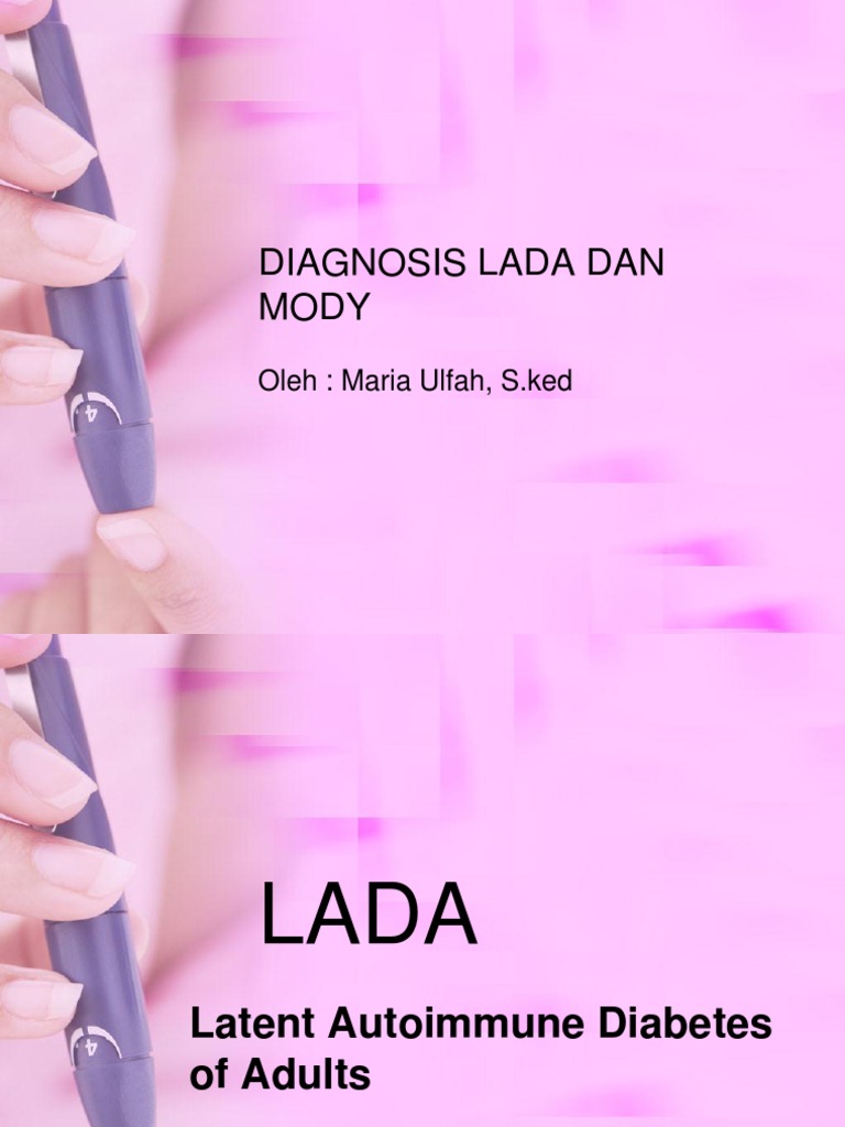 Diagnosis Lada Dan Mody | PDF | Pengembangan Diri